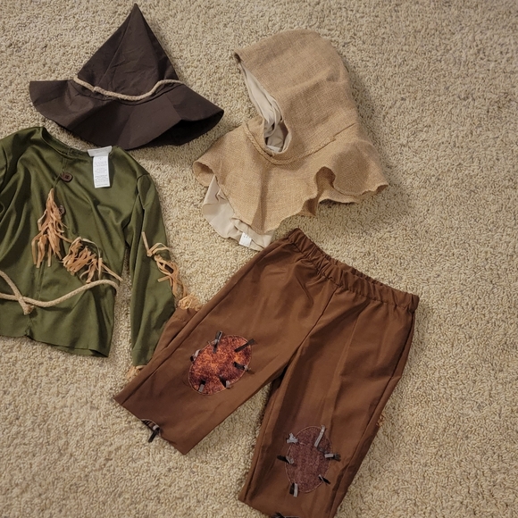 Kids Size Small (5-6) Wizard Of Oz Scarecrow Costume Amazon - Picture 3 of 8